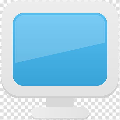 white and blue monitor , blue computer monitor angle font, Monitor transparent background PNG clipart