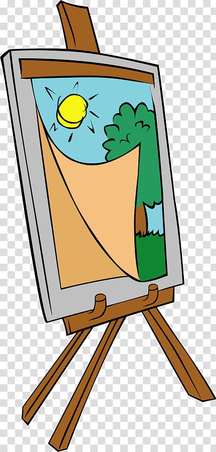 Painting Easel , Paint transparent background PNG clipart
