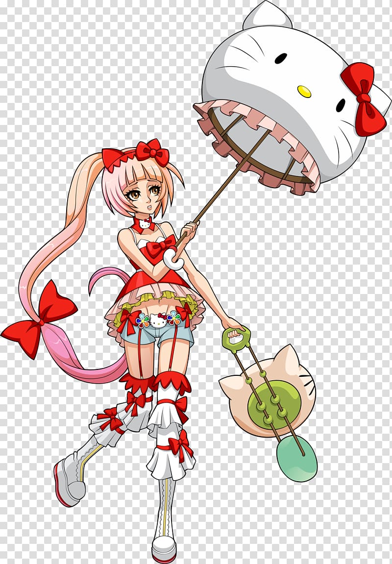 Hello Kitty Nekomura Iroha Vocaloid 2 Hatsune Miku, hatsune miku transparent background PNG clipart
