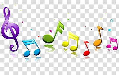 dancing notes transparent background PNG clipart