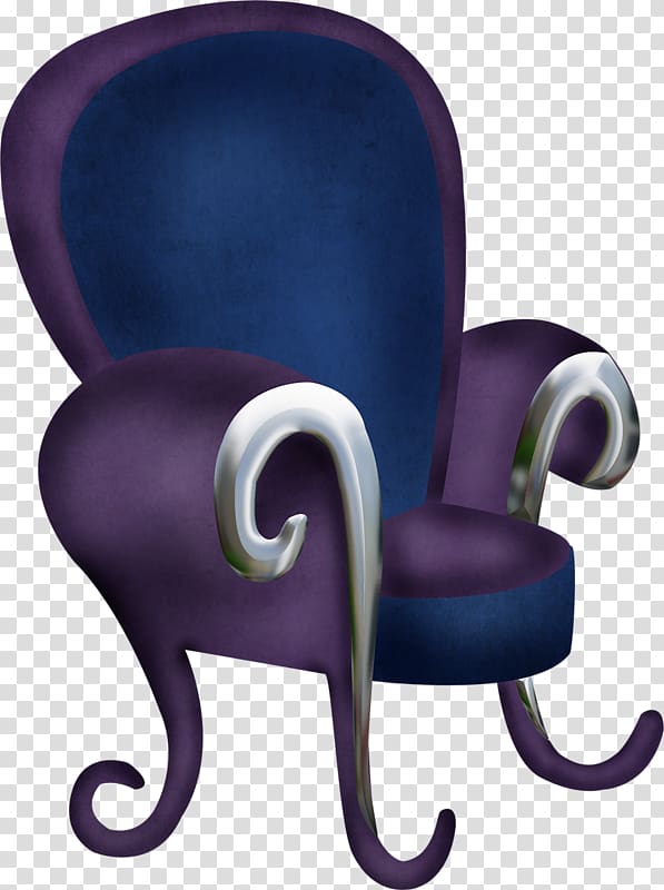 Wing chair Koltuk Furniture, Noble painted chair transparent background PNG clipart