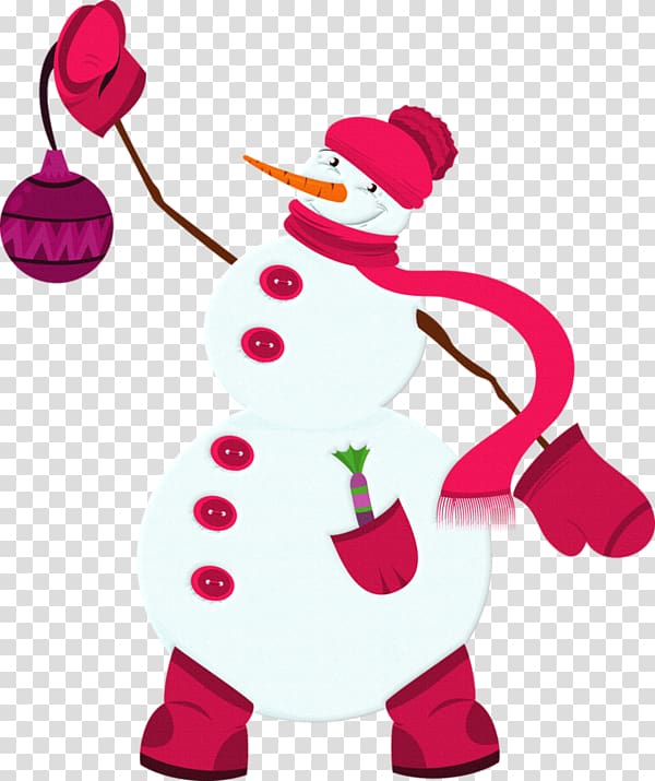 Snowman Christmas , Cartoon snowman transparent background PNG clipart