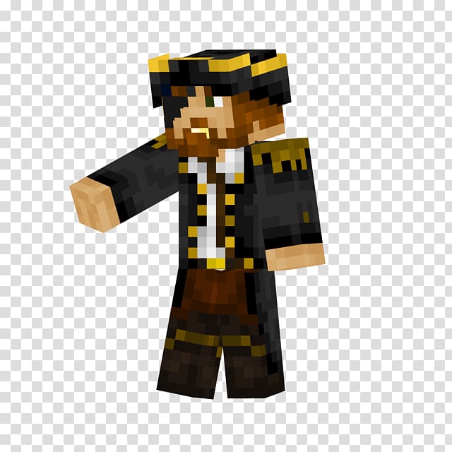 Minecraft: Pocket Edition Video game Skeleton Pirate Captain, dwarf transparent background PNG clipart
