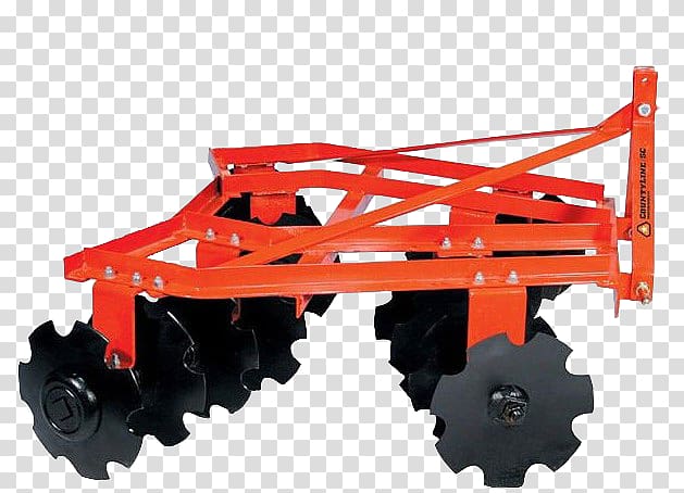Tractor Disc harrow Plough Agricultural machinery Tillage, agricultural machine transparent background PNG clipart
