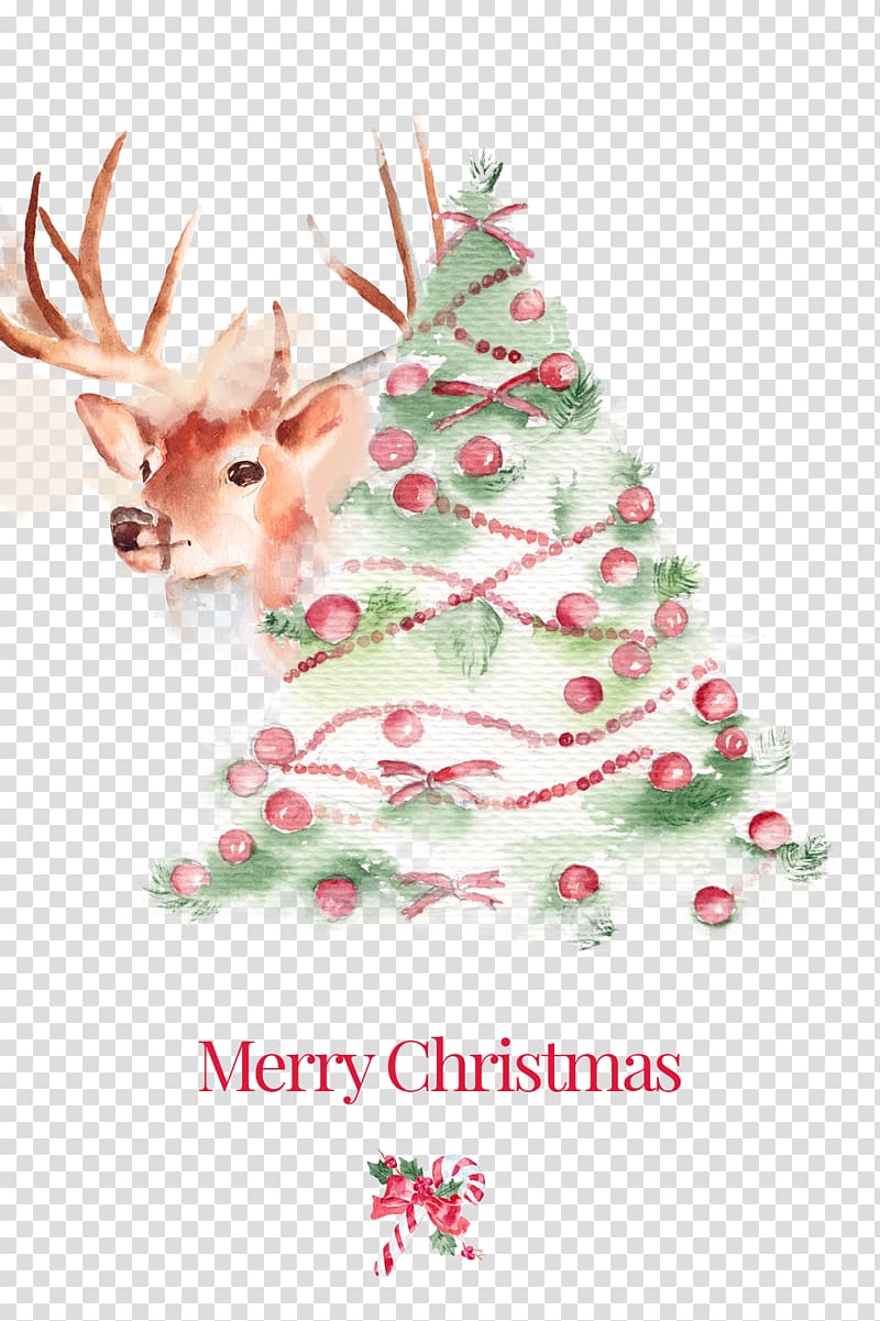 Christmas tree, Christmas Posters transparent background PNG clipart