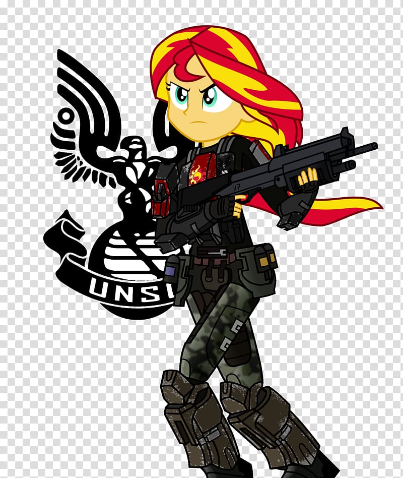Halo 3: ODST Factions of Halo Sunset Shimmer Video game Cutie Mark Crusaders, patal transparent background PNG clipart