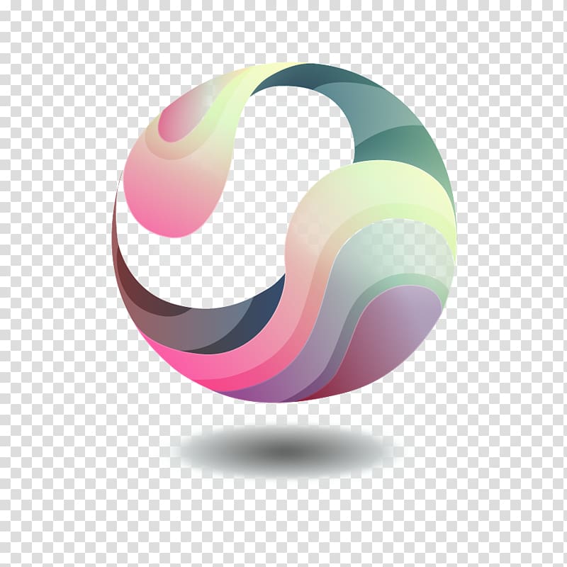 Adobe Illustrator Ball Rendering Abstraction Icon, Taiji Ball transparent background PNG clipart