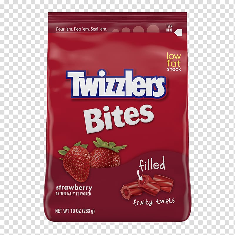 Twizzlers Strawberry Twists Candy Liquorice Chocolate bar, candy transparent background PNG clipart