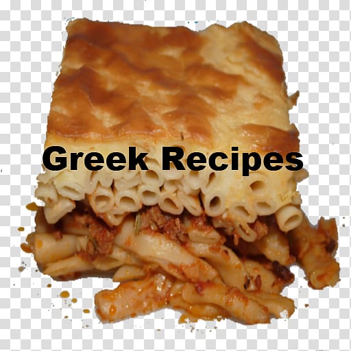 Pastitsio Greek cuisine Greek salad Timballo Recipe, Greek Food transparent background PNG clipart