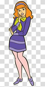 Daphne from Scooby-Doo illustration, Daphne Blake transparent background PNG clipart