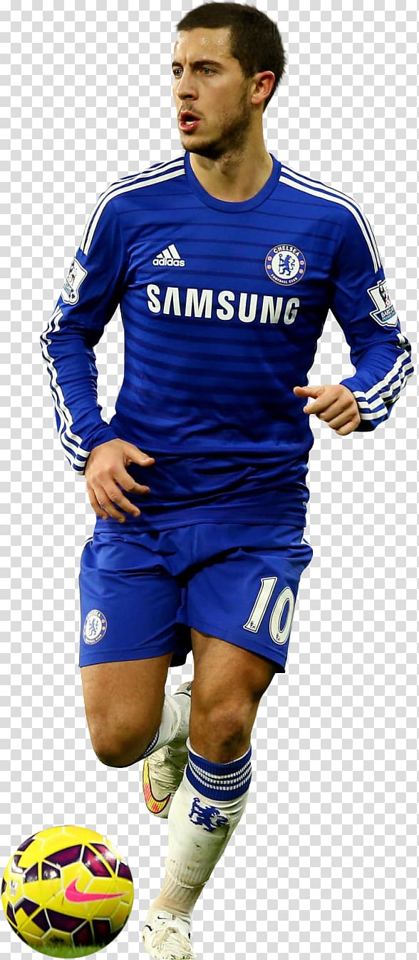 Eden Hazard Football player Sport Jersey, football transparent background PNG clipart