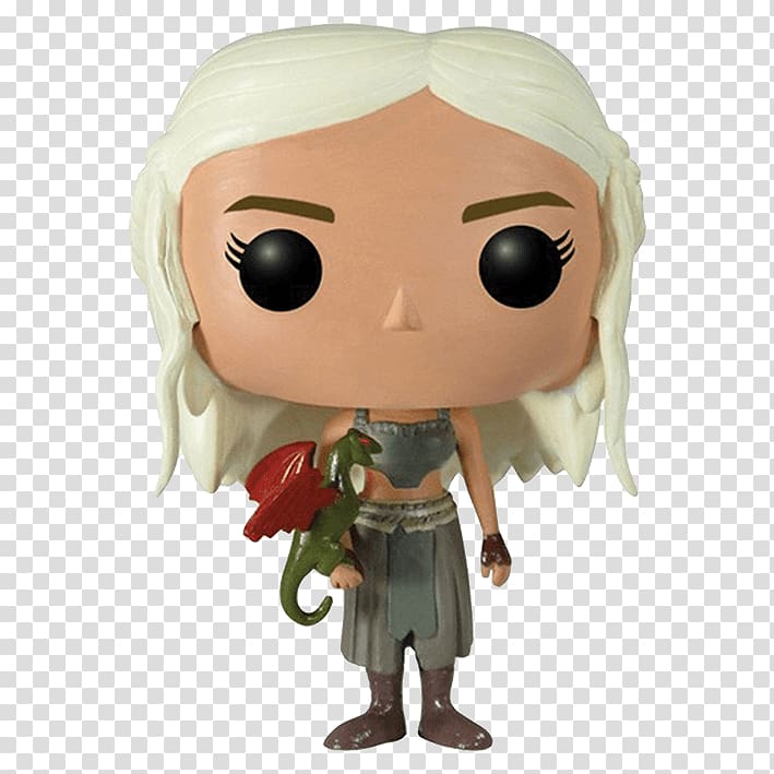 Daenerys Targaryen Funko Pop! Vinyl Figure Toy Drogon, toy transparent background PNG clipart