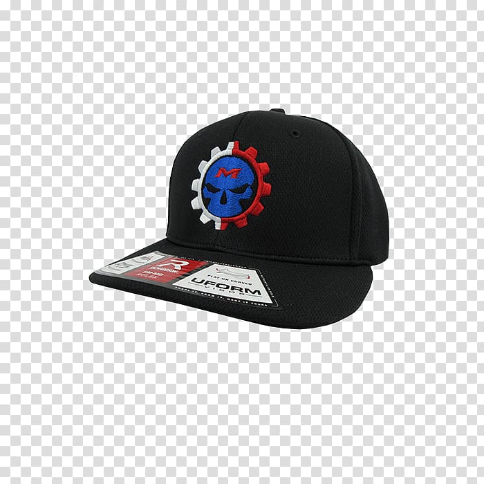 Baseball cap Black Custom Richardson Youth Pts40 Dryve R-Flex Ball Caps Hat White, box off white brand logo transparent background PNG clipart