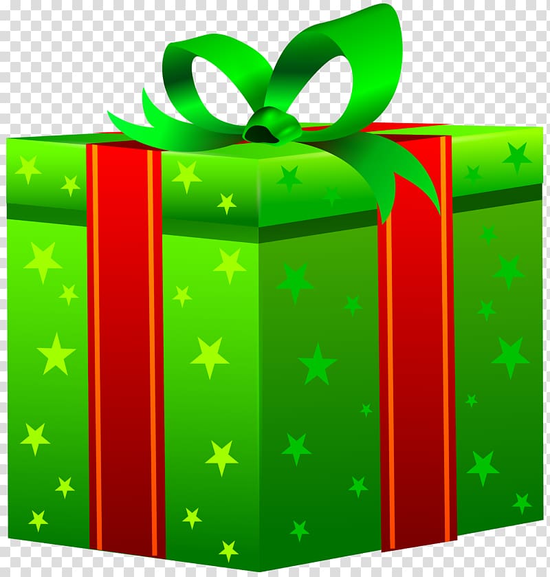 Gift Box Christmas Day , Green Gift Box transparent background PNG clipart