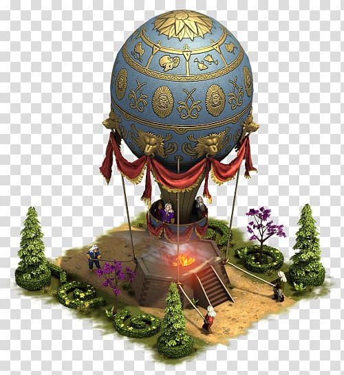 Forge of Empires Montgolfier brothers Hot air balloon Building, balloon transparent background PNG clipart