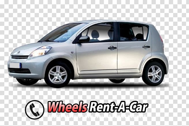 Alloy wheel Subcompact car Minivan City car, Car Rental transparent background PNG clipart