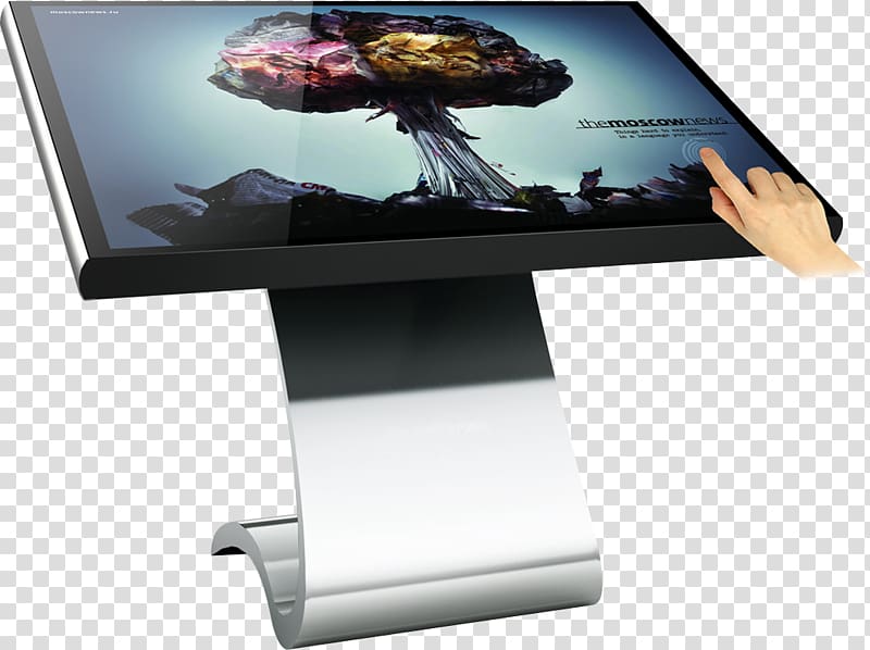 Digital Signs Touchscreen Interactive Kiosks Product, Display Stand transparent background PNG clipart