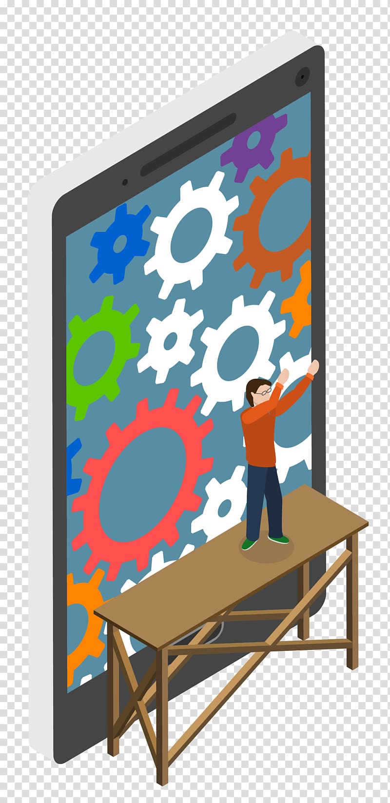 Web development Euclidean , Exaggerated phone transparent background PNG clipart