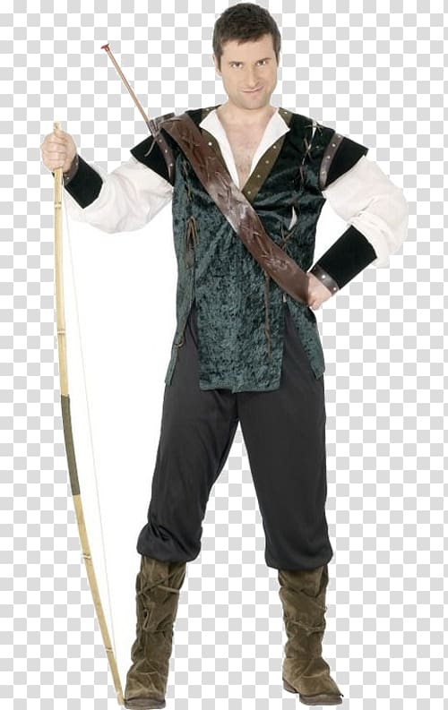 Middle Ages Robin Hood The Sheriff of Nottingham Friar Tuck Costume, suit transparent background PNG clipart