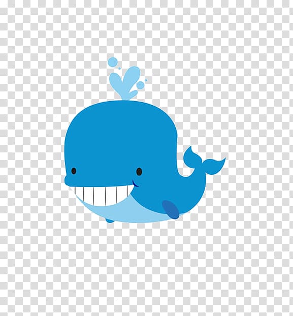 Blue whale Whale shark Birthday, Cute whale transparent background PNG clipart