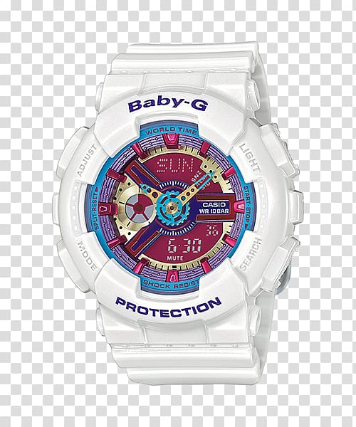 G-Shock Watch Base aérienne 111 Lyon-Bron Casio BABY-G BA110, watch transparent background PNG clipart