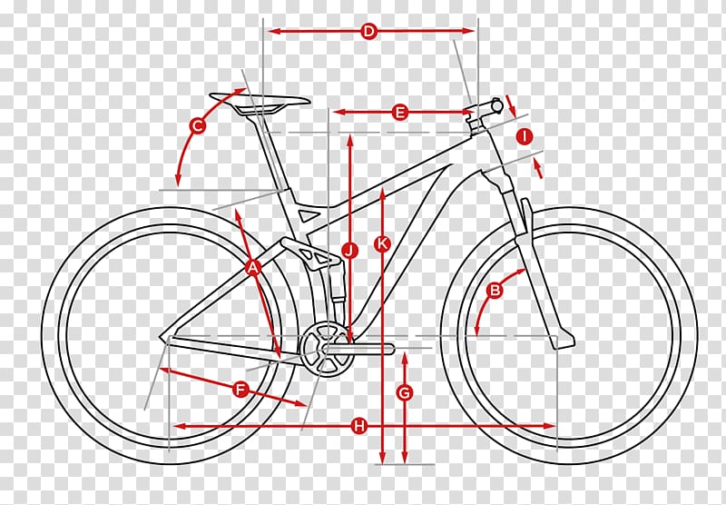 Bicycle Frames Bicycle Wheels Bicycle Handlebars Racing bicycle Bicycle Forks, polygon lines transparent background PNG clipart