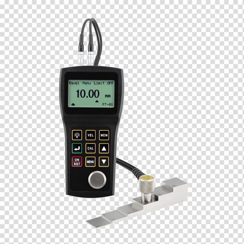 Ultrasonic thickness measurement Ultrasonic thickness gauge Ultrasonic testing Ultrasound, Chemical Probe transparent background PNG clipart