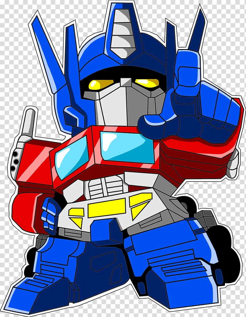 Transformers Optimus Prime illustration, Optimus Prime Cartoon Chibi, optimus transparent background PNG clipart