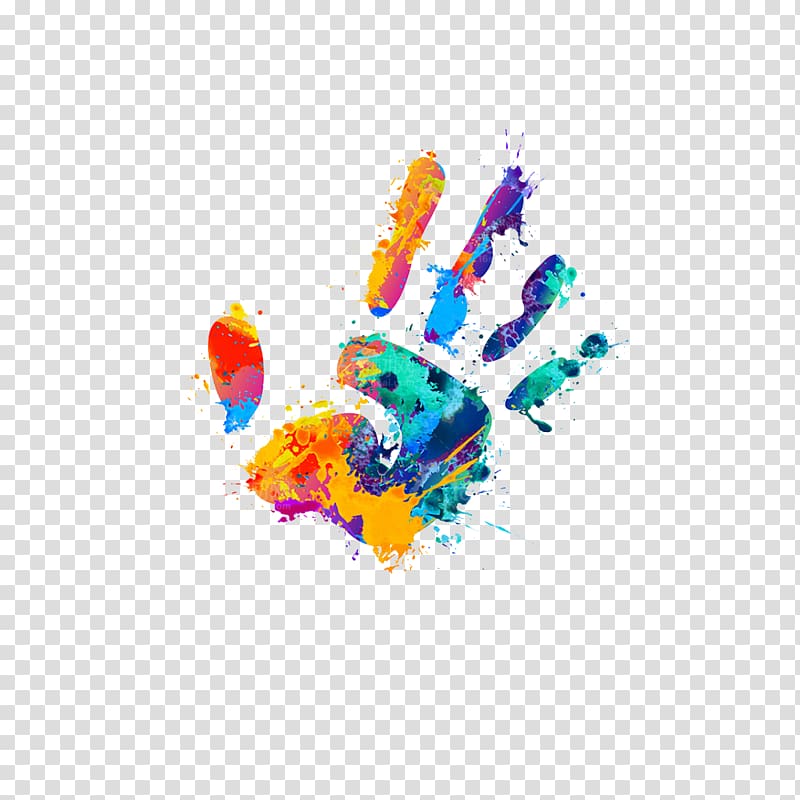 handprint transparent background PNG clipart