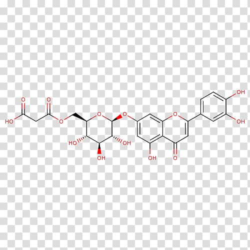 Apigenin Glycoside Glucoside Chemical structure Apigetrin, others transparent background PNG clipart