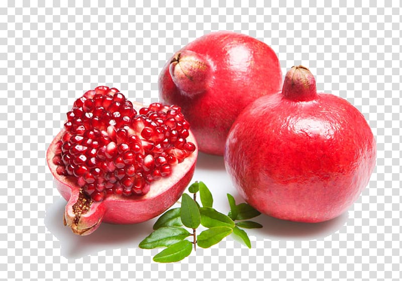 Pomegranate juice Nutrition Food Aril, Fresh red pomegranate transparent background PNG clipart