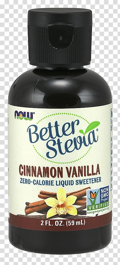 NOW Foods Better Stevia Liquid Ingredient Vanilla extract Vanilla extract, cinnamon vanilla transparent background PNG clipart
