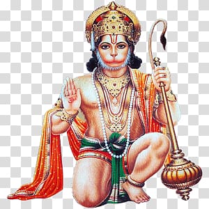 Hanuman illustration, Hanuman Simple transparent background PNG clipart