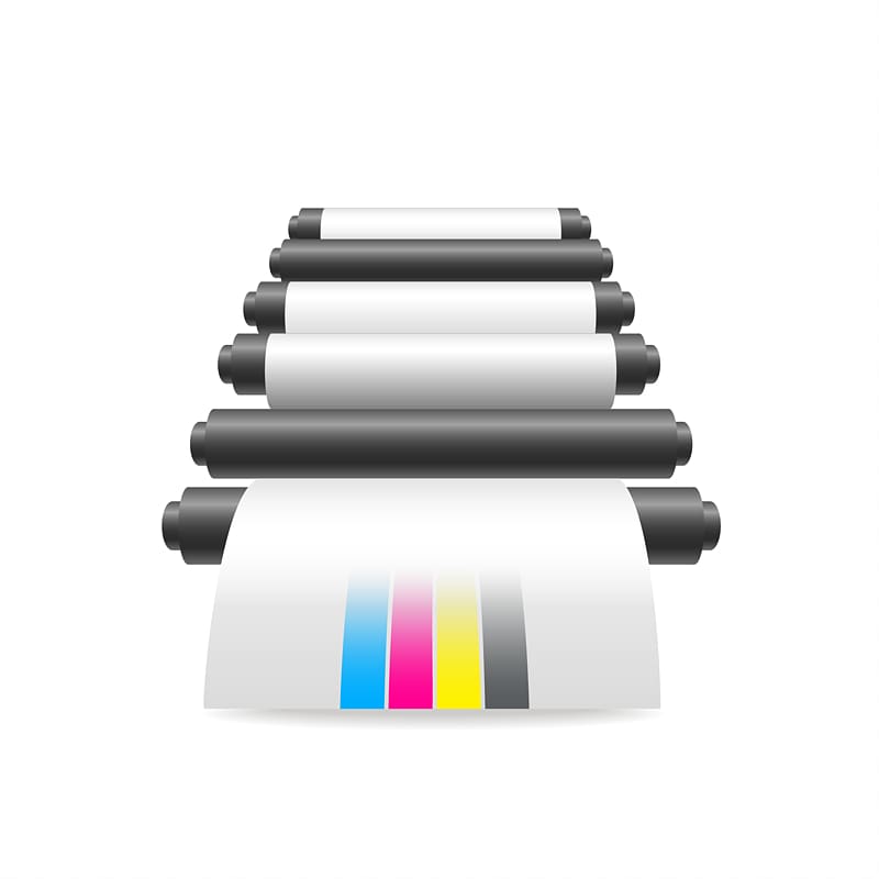 Printer CMYK color model Printing , Color printer transparent background PNG clipart