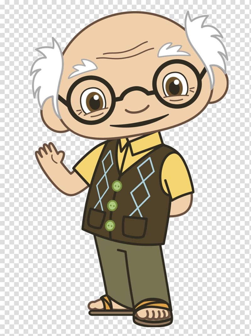 man wearing eyeglasses cartoon character illustration, Rintoo Tolee Character Wikia Nickelodeon, grandpa transparent background PNG clipart