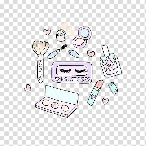 Drawing Beauty, cute gril transparent background PNG clipart