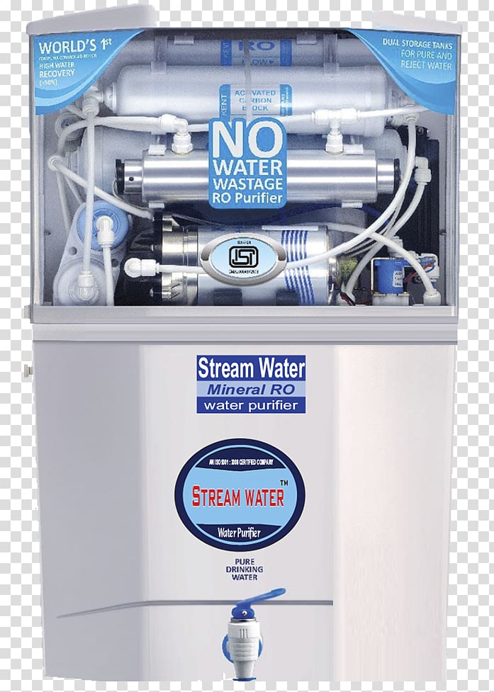 Reverse osmosis Water purification Kent RO Systems Pureit, water transparent background PNG clipart