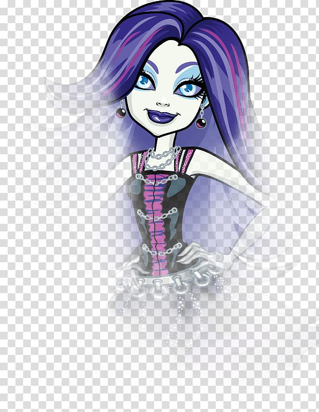 Monster High Freak Du Chic Toralei Doll Skelita Calaveras, doll transparent background PNG clipart