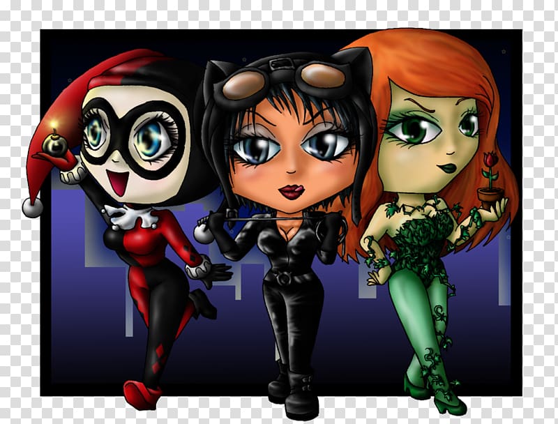 Gotham Girls Harley Quinn Batman: Arkham City Catwoman Riddler, harley quinn transparent background PNG clipart