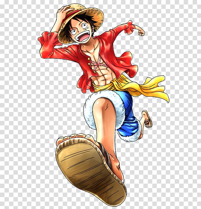 Luffy Jumping - Characters & Art - One Piece: Unlimited World Red