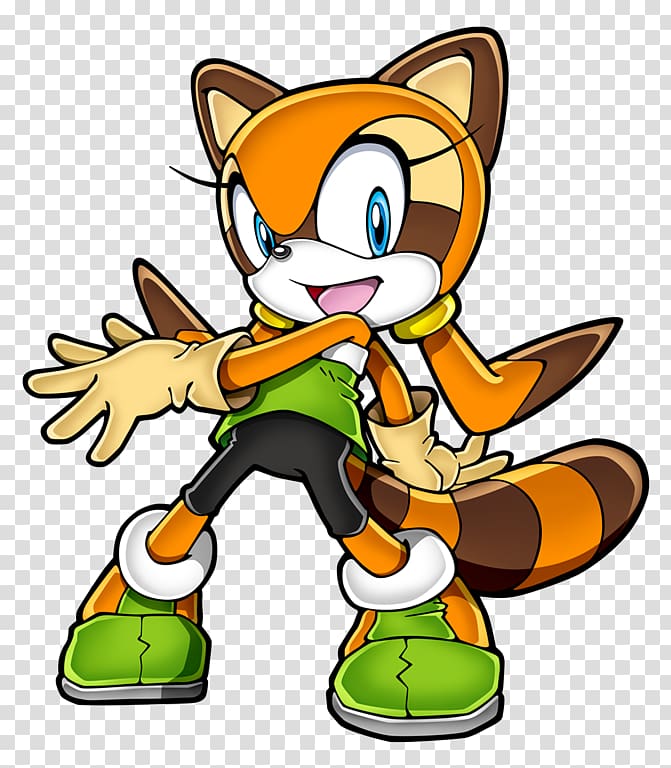 Sonic Rush Adventure Sonic the Hedgehog Tails Raccoon Cream the Rabbit, Racoon Pic transparent background PNG clipart