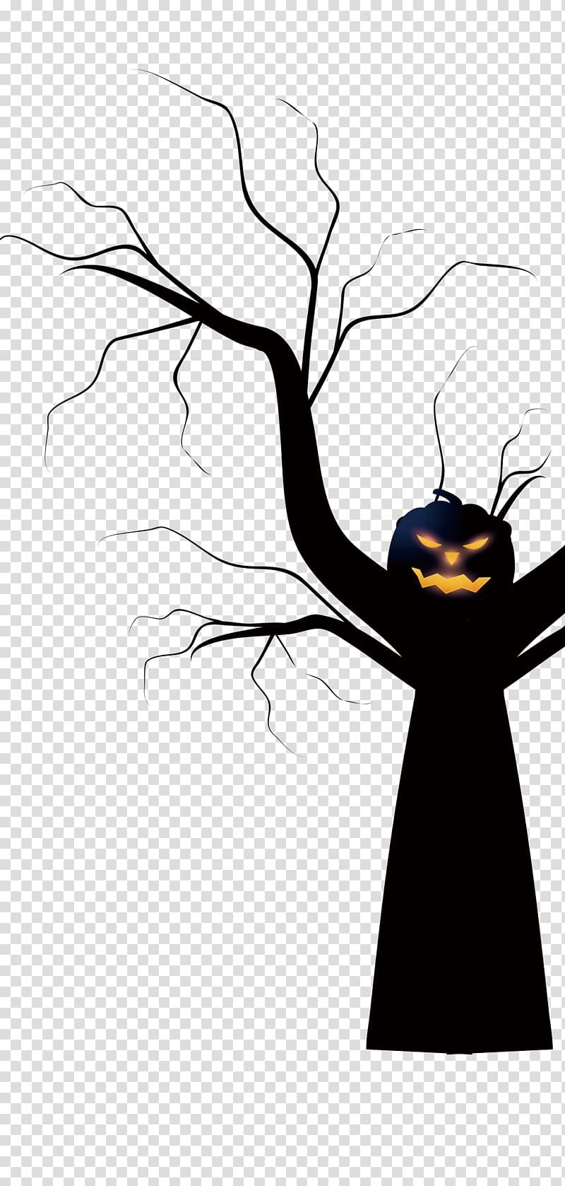 Halloween , Halloween Horror branch transparent background PNG clipart