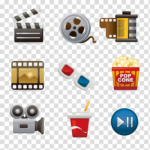 Film Icon, Movie Icon transparent background PNG clipart