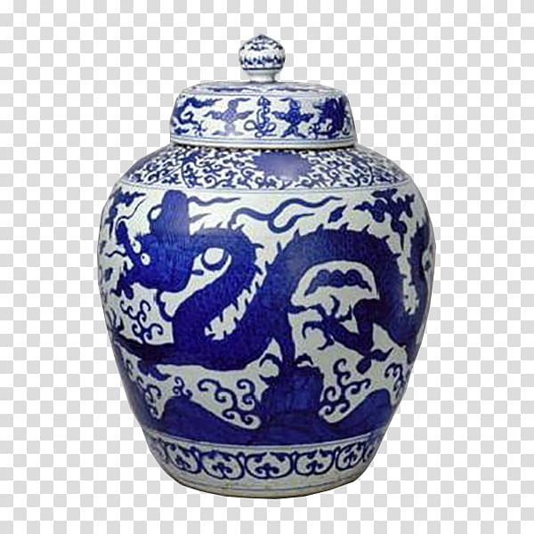 Jingdezhen National Palace Museum Porcelain Ceramic Guan ware, Ceramic jar transparent background PNG clipart
