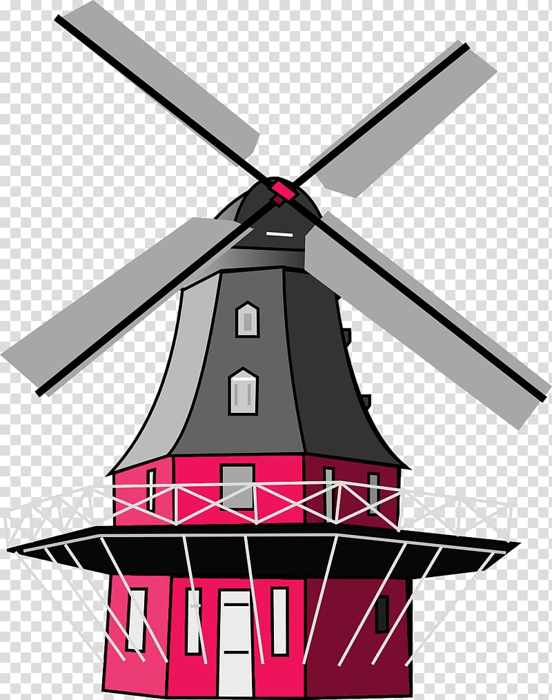 Netherlands Windmill , wind transparent background PNG clipart