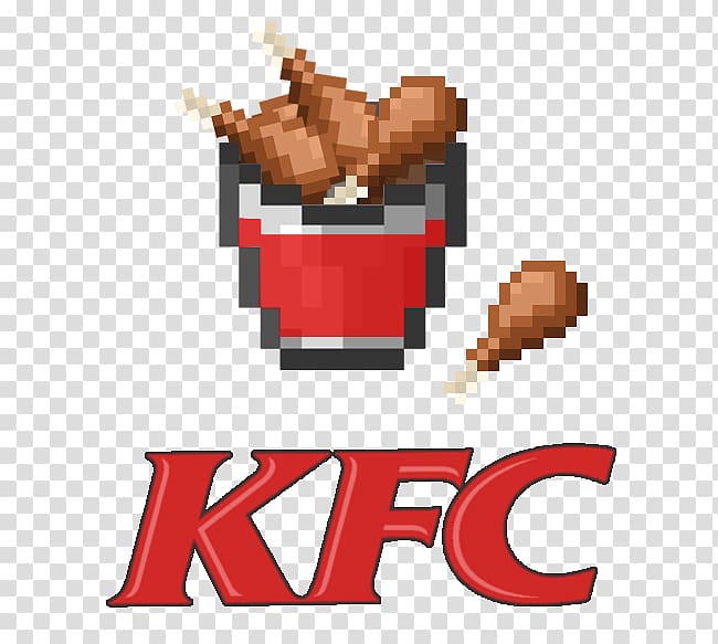 Minecraft KFC Fried chicken Logo, kfc transparent background PNG clipart