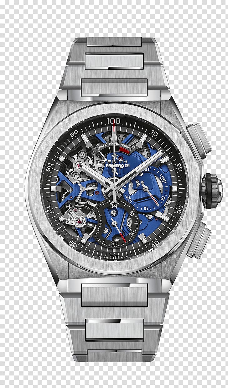 Zenith Chronometer watch Baselworld Chronograph, watch transparent background PNG clipart