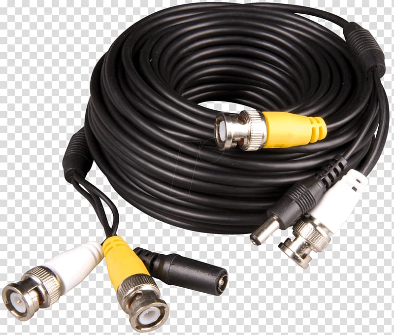 Coaxial cable BNC connector RG-59 Video, others transparent background PNG clipart