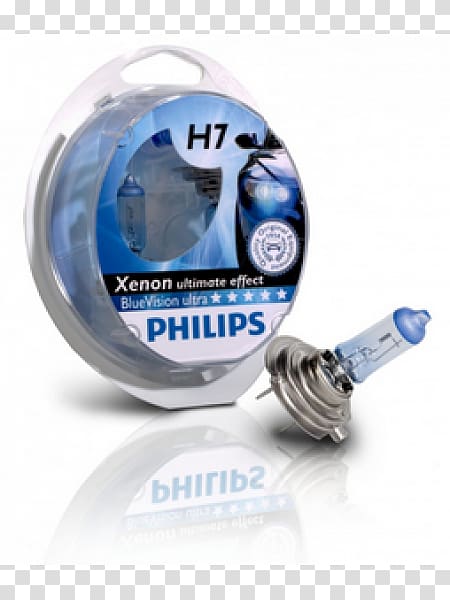 Incandescent light bulb Car Philips Headlamp, light transparent background PNG clipart