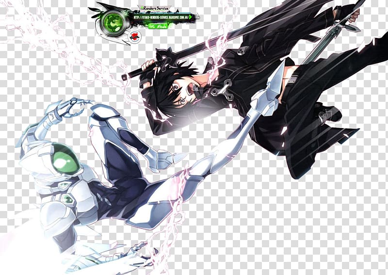 Accel World Kirito Anime Figma, crow transparent background PNG clipart